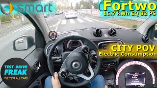 2022 Smart Fortwo Electric Drive EQ 82 PS CITY POV DRIVE [upl. by Assirk]