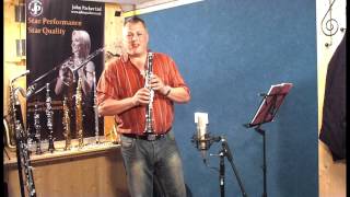 JP124 C Clarinet demonstration by Pete Long  John Packer Ltd [upl. by Nwad]