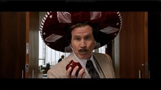 ANCHORMAN 2 THE LEGEND CONTINUES  Official Clip  quotGreen Screenquot [upl. by Boser732]