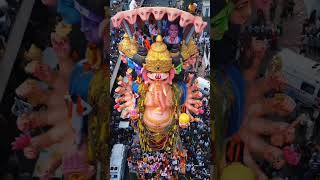 Biggest ganesh in khytherabad 🙏😍 [upl. by Euqirne]