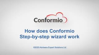 How does Conformio Step by step wizard work  Conformio [upl. by Hekker518]