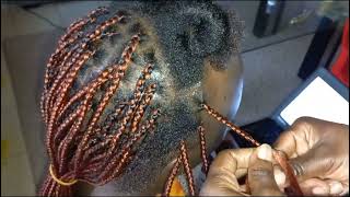 Extra long box braidsXpression braidstyles naturalhair hairstyle [upl. by Hairej]