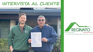 Testimonianza Del Cliente  Rifacimento Tetto Da Tegole a Pannelli Coibentati  Fabio Reginato [upl. by Aidul]