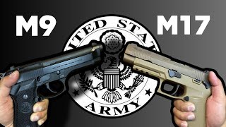 US Army Service Pistols  Beretta M9 vs Sig M17 [upl. by Robbie80]