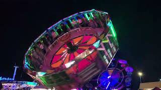 Zero Gravity Ride inside Washington State Fair in Puyallup WA USA 🇺🇸 September 20th 2024 Evening [upl. by Alvie769]