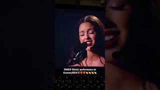 Olivia Rodrigo Grammys Perfomance🔥🔥oliviarodrigo grammys2024 grammy [upl. by Ranzini]