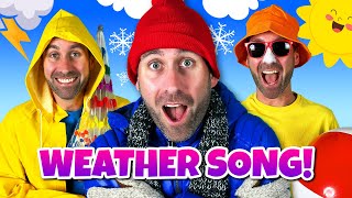 🌤️ The Weather Song  Learn Weather for Kids  Mooseclumps [upl. by Mali]