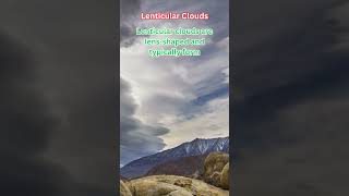 Clouds the interesting Facts Lenticular Clouds Shorts [upl. by Rosenkrantz]