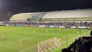 20220102 WokingAldershot 23 the Aldershot fans going ballistic after the injurytime winner [upl. by Durrett]