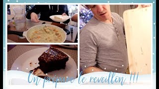 vlog famille du 3012 Préparatif Réveillon recettes Blanquette de veau et moelleux chocolat amande [upl. by Anyzratak13]