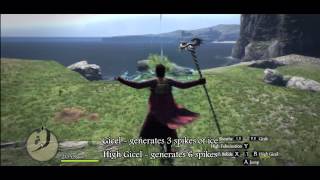 Dragons Dogma  All Mage and Sorcerer Magic and Spells skills demonstration [upl. by Hannover608]