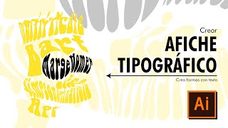 🟠 Como CREAR ILUSTRACIONES CON TIPOGRAFÍAS  Tutorial para hacer un AFICHE TIPOGRÁFICO ✏️ [upl. by Lemmie]