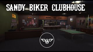 GTA V INTERIOR  MC CLUBHOUSE  FIVEM MLO [upl. by Posehn]