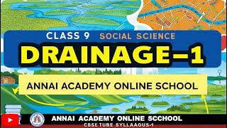 Unlocking the Secrets of Drainage Class 9 Geography Made Easy [upl. by Assirok]