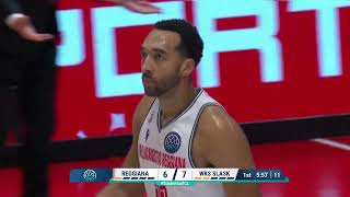 Pallacanestro Reggiana v WKS Slask Wroclaw Full Game Highlights BasketballCL 2024 25720P [upl. by Yetak830]