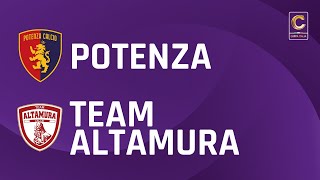 Potenza  Team Altamura 11 45 dcr  Coppa Italia Serie C  Gli Highlights [upl. by Afirahs]