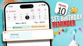 How to Set Birthday Reminder in iPhone Calendar  Create Birthday Alerts on iPhone [upl. by Fernandes]