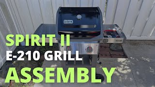 Weber Spirit II E210 Gas Grill Assembly [upl. by Anavlys314]