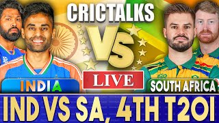 Live IND Vs SA 4th T20I Joburg  Live Scores amp Commentary  India vs South Africa  2024 [upl. by Rici]