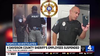 Four Davidson County Sheriff’s Office employees suspended following accusations of ‘abuse of posi [upl. by Haleak]