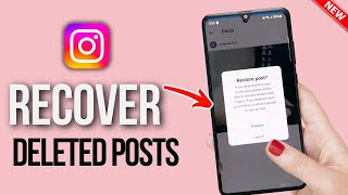 How To Recover Deleted Posts On Instagram [upl. by Packston]