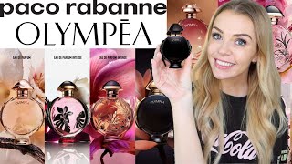 PACO RABANNE OLYMPEA PERFUME RANGE  NEW PARFUM FLORA SOLAR BLOSSOM amp DISCONTINUED  Soki London [upl. by Bonni]