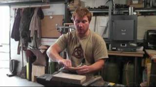 How to sharpen a spoon knife with Ben Orford part 1 [upl. by Ueihttam498]