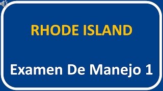 Examen De Manejo De Rhode Island 1 [upl. by Atiran]