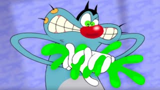 Oggy and the Cockroaches  THE SLIME S02E68 CARTOON  New Episodes in HD [upl. by Digdirb714]