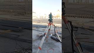 Total Station work construction civilwork construction [upl. by Nirehtac]