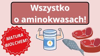 Wszystko o aminokwasach dla biolchema 😎 [upl. by Annanhoj]