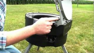 5 Aiming the Dish  MP1 Winegard Carryout Portable Satellite Antenna [upl. by Wenn146]