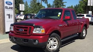 2011 Ford Ranger Sport SuperCab 4X4 W AC Review  Island Ford [upl. by Agbogla]