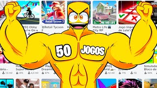 🟨50 Jogos do Roblox pra Sair do Tédio [upl. by Siramad]