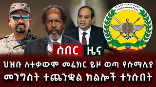 ሰበር  ህዝቡ ለተቃውሞ መፈክር ይዞ ወጣ የሱማሊያ መንግስት ተጨንቋል ክልሎች ተነሱበት [upl. by Fredric]