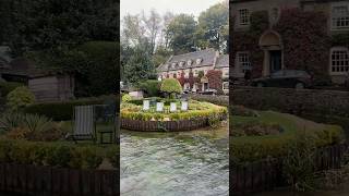 Bibury  most scenic village in the Cotswolds Clips of the Swan Hotel and the River Coln [upl. by Thursby564]