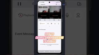 How To Connect Hikvision DVR To Mobile cctv hikvision cctvcamera [upl. by Harikahs467]