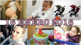 VLOG 34 semanas EMBARAZO GEMELAR  Cumpleaños Irati Compras carrito gemelar portabebés ropa [upl. by Rasia]