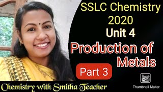 How to do Extraction Metals Calcination and Roasting SSLC Chemistry Unit 4 Part 3 Smitha Teacher [upl. by Aldus]