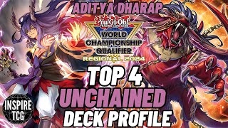 YuGiOh San Antonio Regional  Top 4 Unchained Deck Profile FT Aditya Dharap [upl. by Elletnahs]