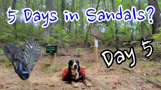 Day 5  5 Days Thru the Smokies in Sandals Appalachian Trail [upl. by Podvin]