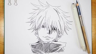 Naruto art  How to draw kakashi stepbystep [upl. by Ybbor]