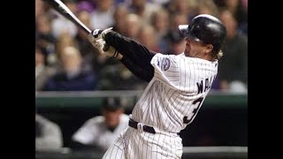 Larry Walker 2001 amp 2002 Home Runs [upl. by Terrab]