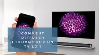 Comment diffuser liPhone sur un TV LG avec ApowerMirror [upl. by Ymerej624]