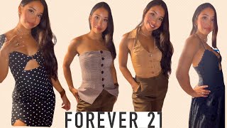 Forever 21 Try on haulreview [upl. by Tugman]