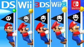 Evolution of Mario Hitting the Top of the Flagpole 19852020 [upl. by Holbrooke]