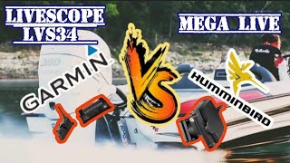 pêcher avec une sonde LIVE GARMIN ou HUMMINBIRD lvs34 ou méga live AVIS LIVESCOPE [upl. by Binnie]