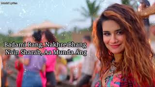 Badami Rang Lyrics  Avneet kaur Nikk  Maahi Lyrics [upl. by Ssitruc665]