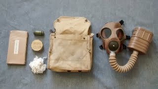 British Mk IV GS Respirator in Mk V Haversack  1936 [upl. by Anitsrihc]