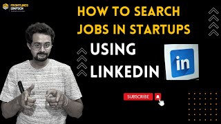 How to search Startup Jobs through Linkedin  Frontlinesmedia [upl. by Irita611]